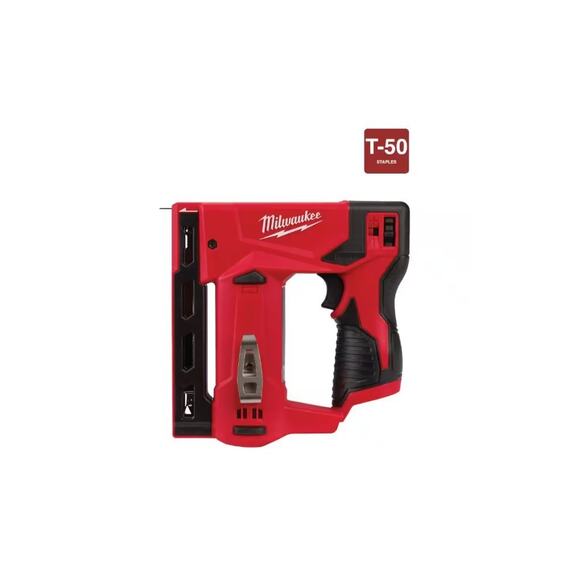 Milwaukee 2447-20 M12 12V Li-Ion Cordless 3/8" Crown Stapler -Tool Only- T-50 - Picture 1 of 8